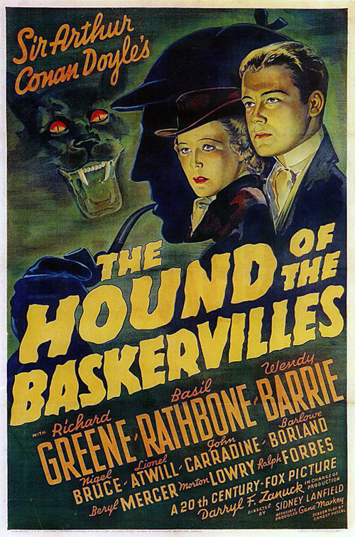 1939 The Hound of the Baskervilles movie poster