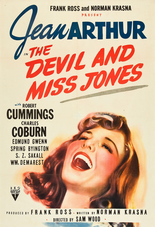 1941 The Devil and Miss Jones movie poster