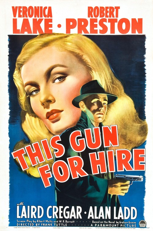 1942 This Gun for Hire movie poster