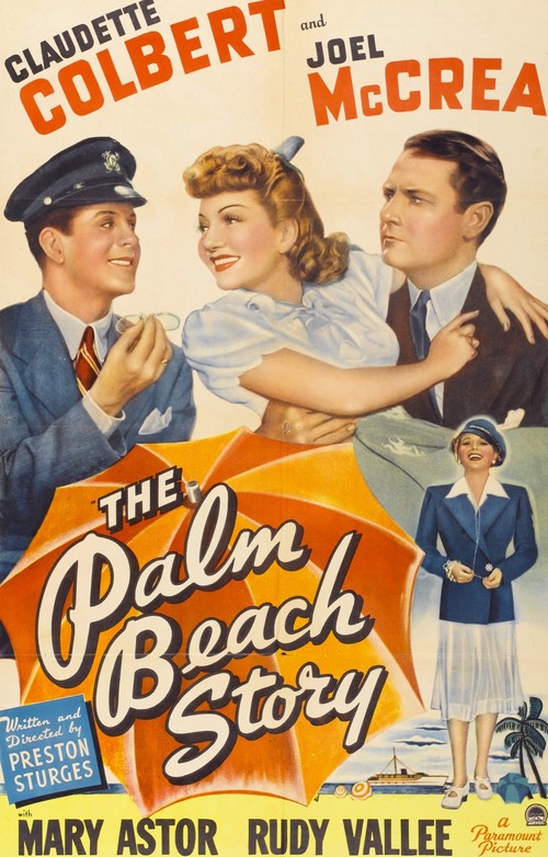 1942 The Palm Beach Story movie poster