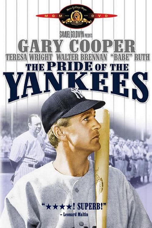 1942 The Pride of the Yankees movie poster