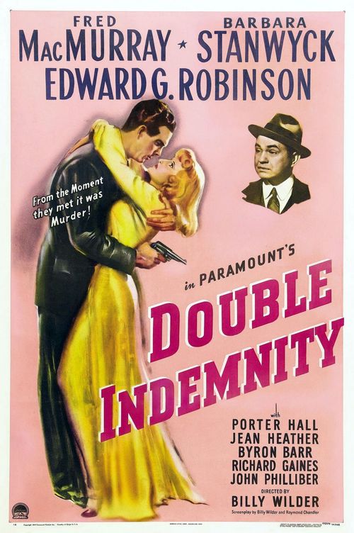 1944 Double Indemnity movie poster