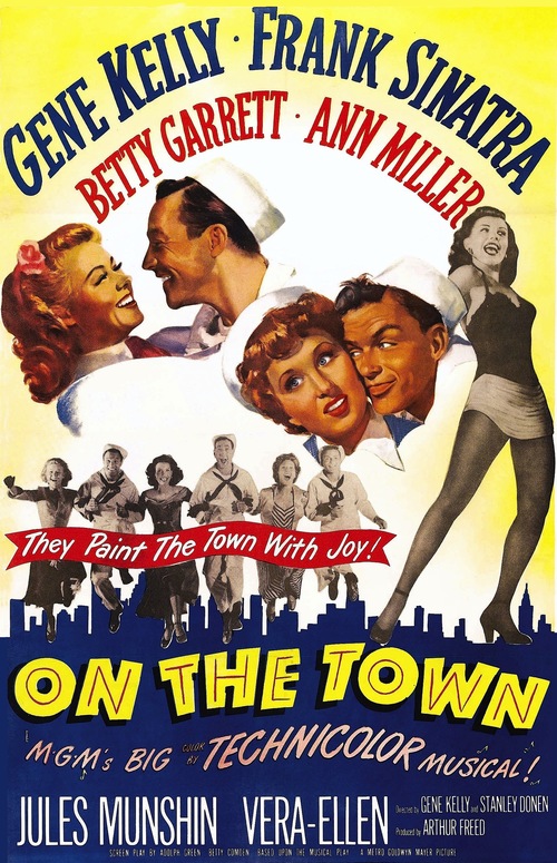1949 On the Town movie poster
