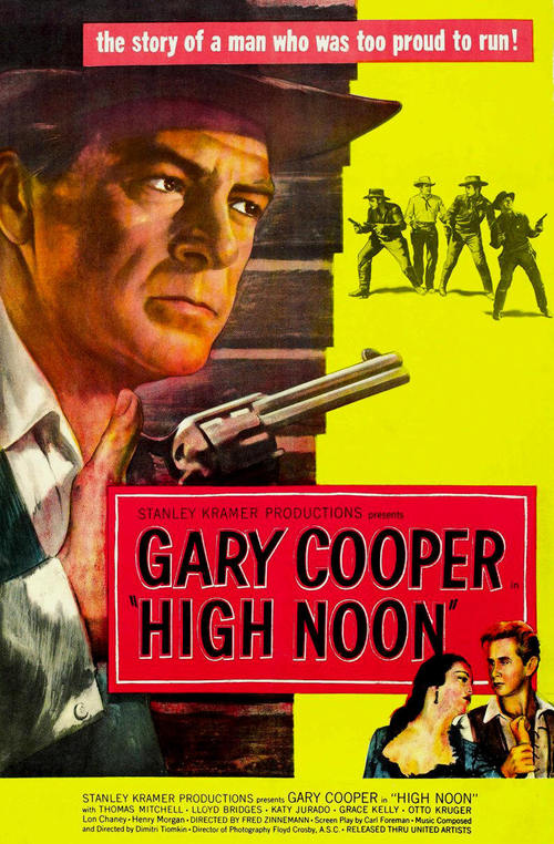 1952 High Noon movie poster