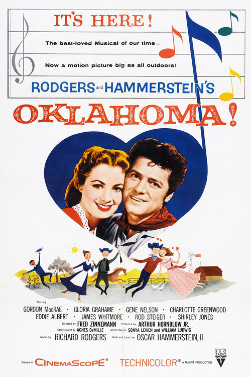 1955 Oklahoma! movie poster