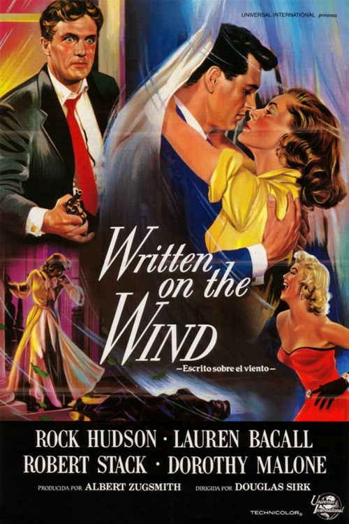 1956 Written on the Wind movie poster