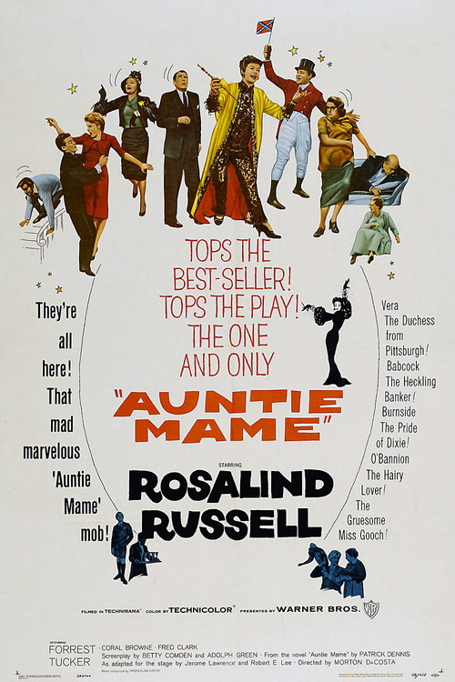 1958 Auntie Mame movie poster