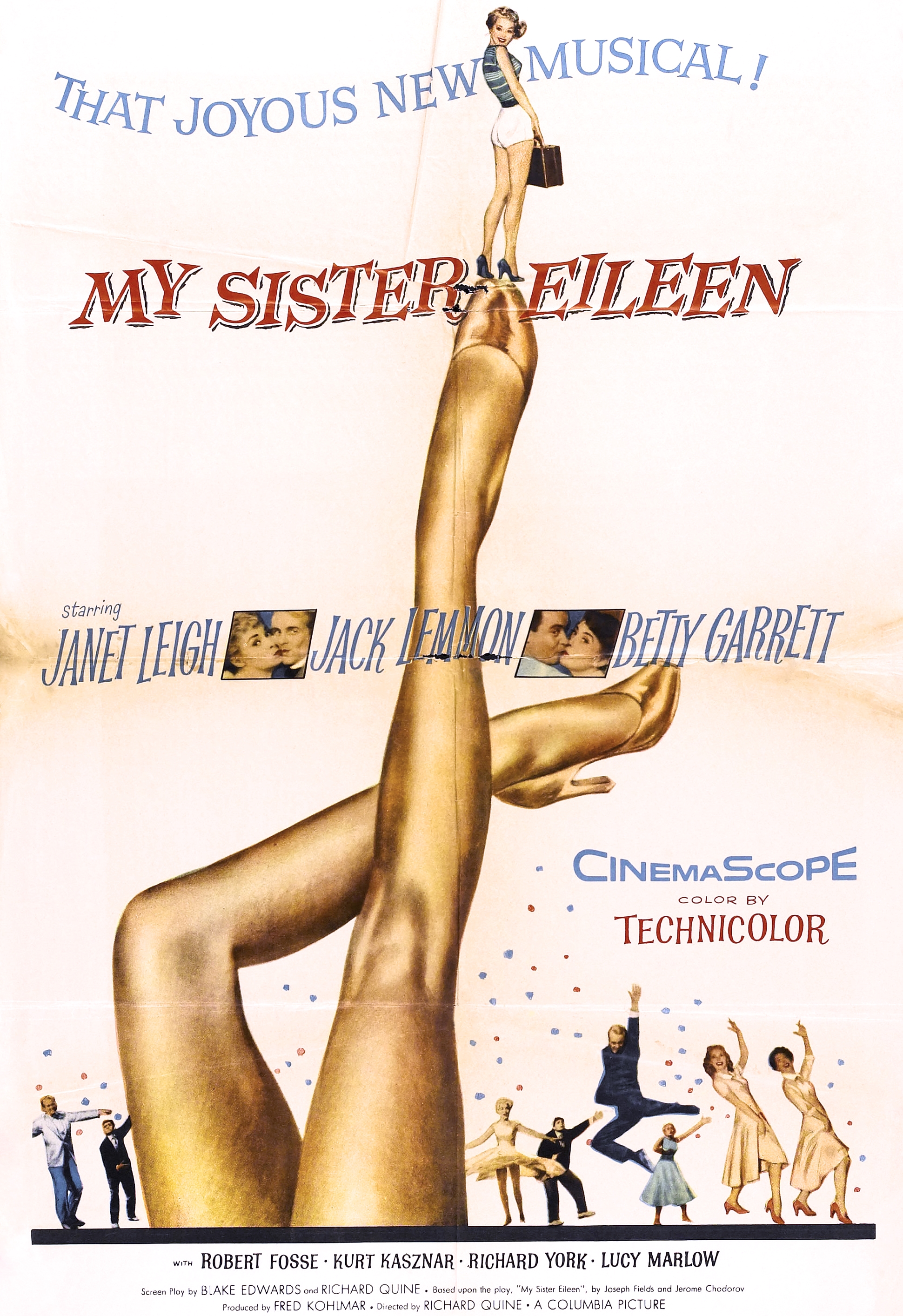 1955 My Sister Eileen movie poster